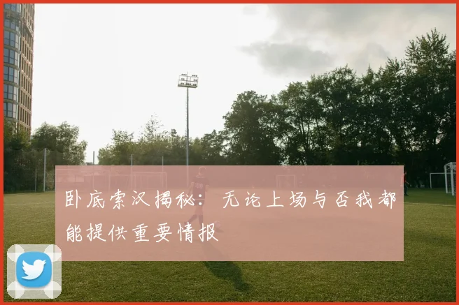 卧底索汉揭秘：无论上场与否我都能提供重要情报